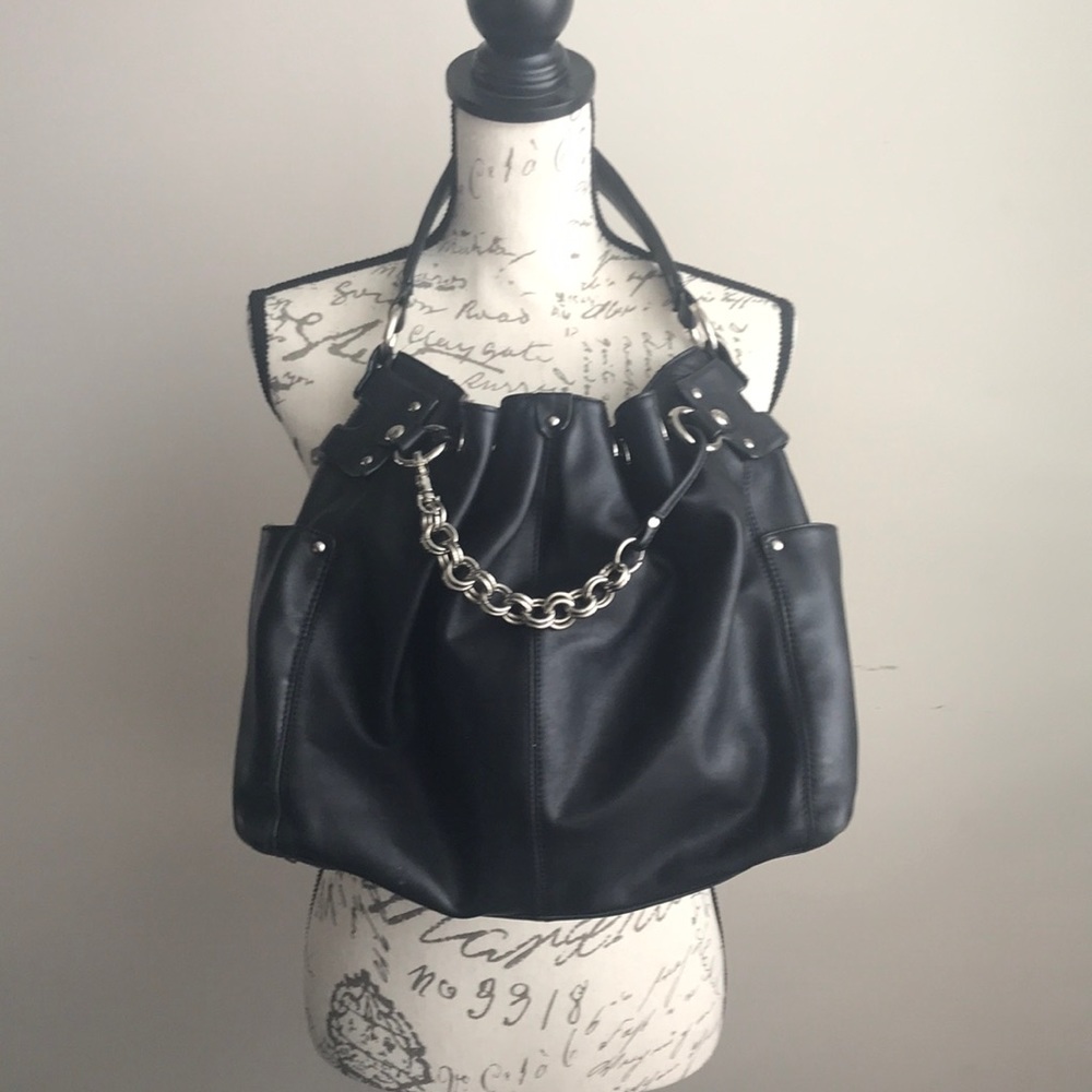 EUC Donald J Pliner leather hobo/boho bag